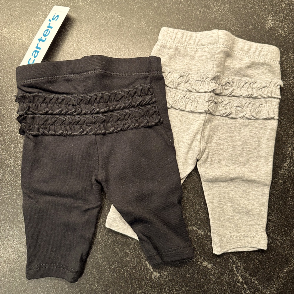 Carters Ruffle Butt Leggings, Newborn